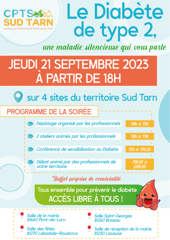 Soirée prévention diabète type 2