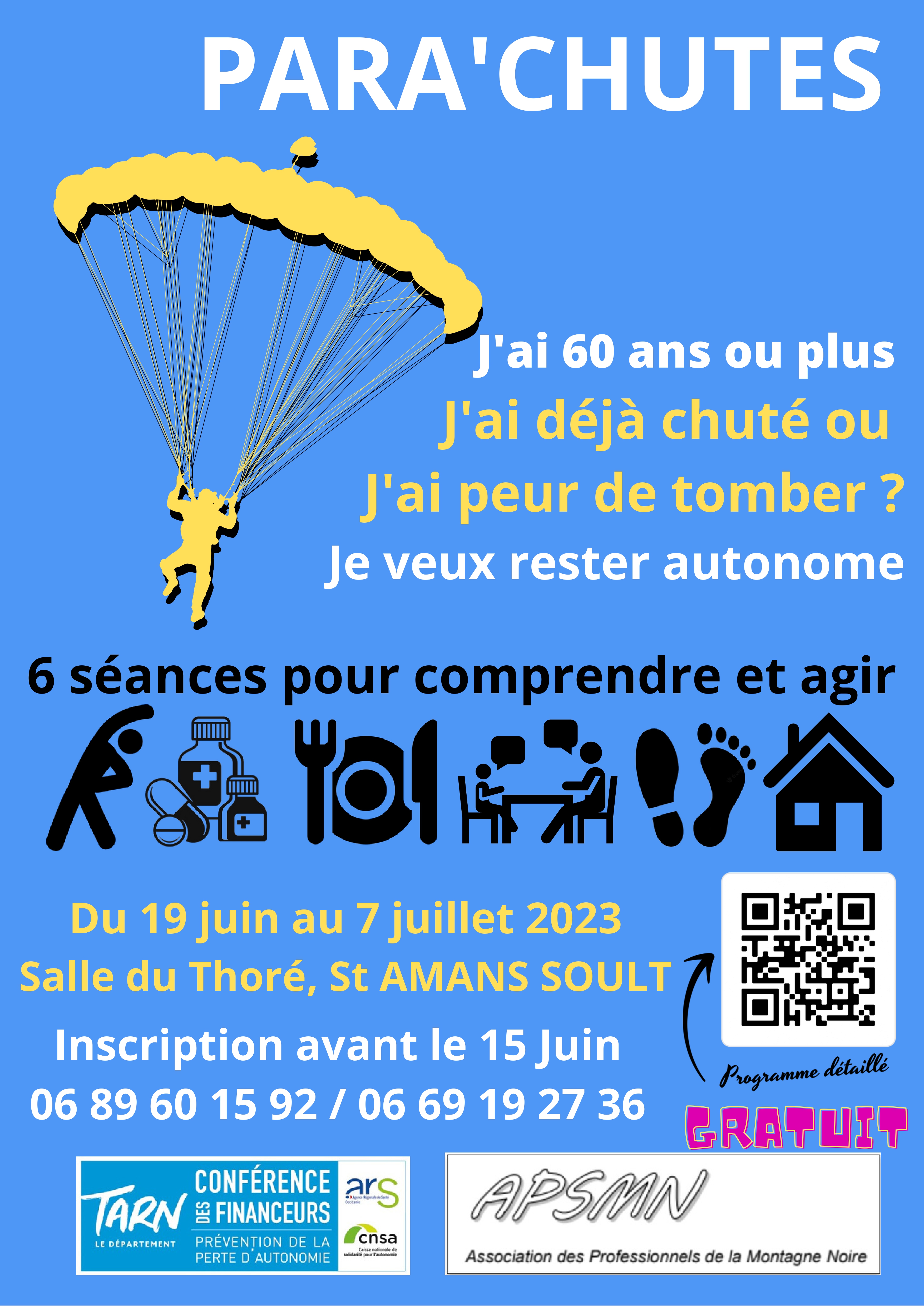 Evénement para'chutes
